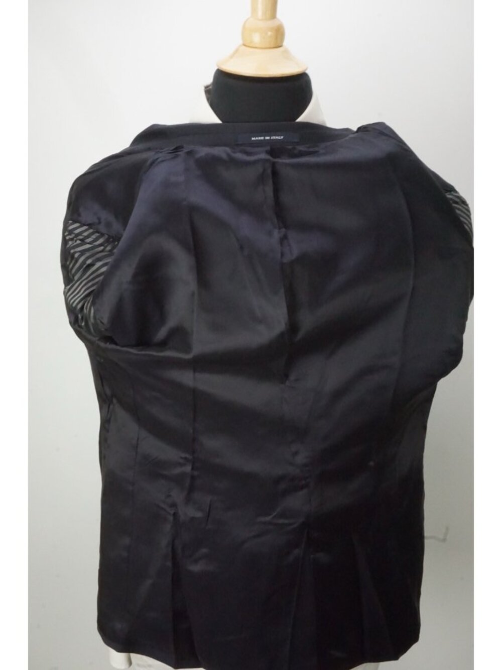 Tagliatore Navy Herringbone S130s Wool Sport Coat Jacket Sz 38R US Brand New - Picture 6 of 9